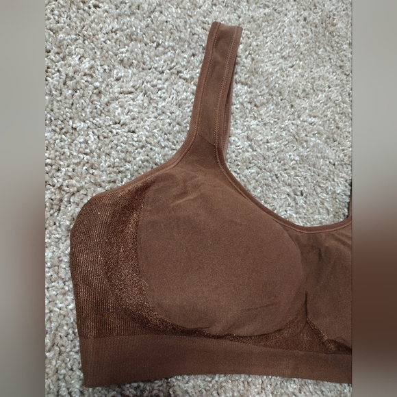 TrueKind Shaping Seamless Brown Bra NWOT - Picture 3 of 12